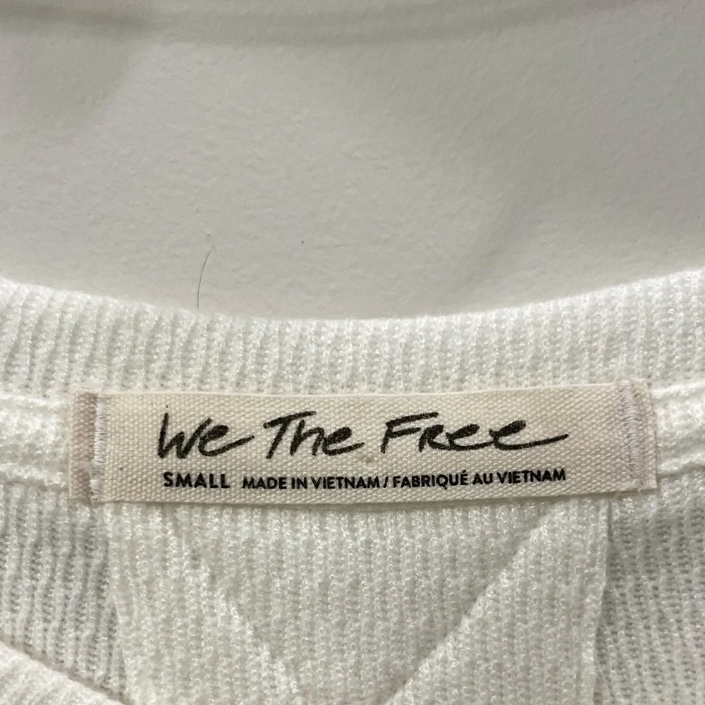 Free People We The Free Snowy Thermal 6pm Long Sleeve Tunic Size Small - Picture 8 of 8